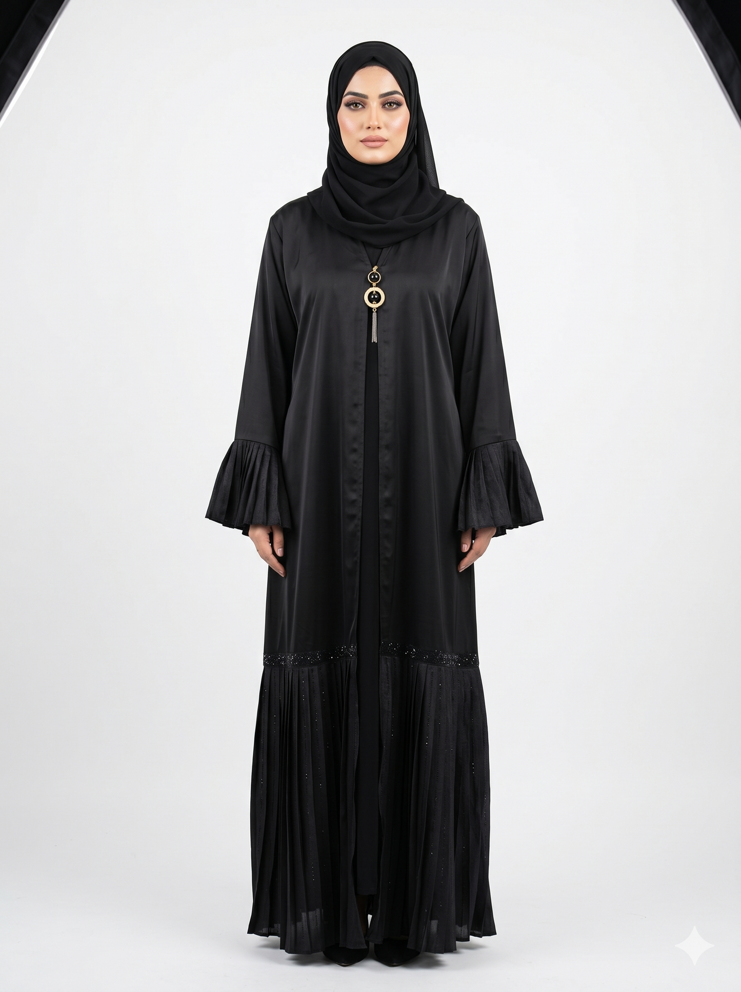Koti Style Frill Abaya