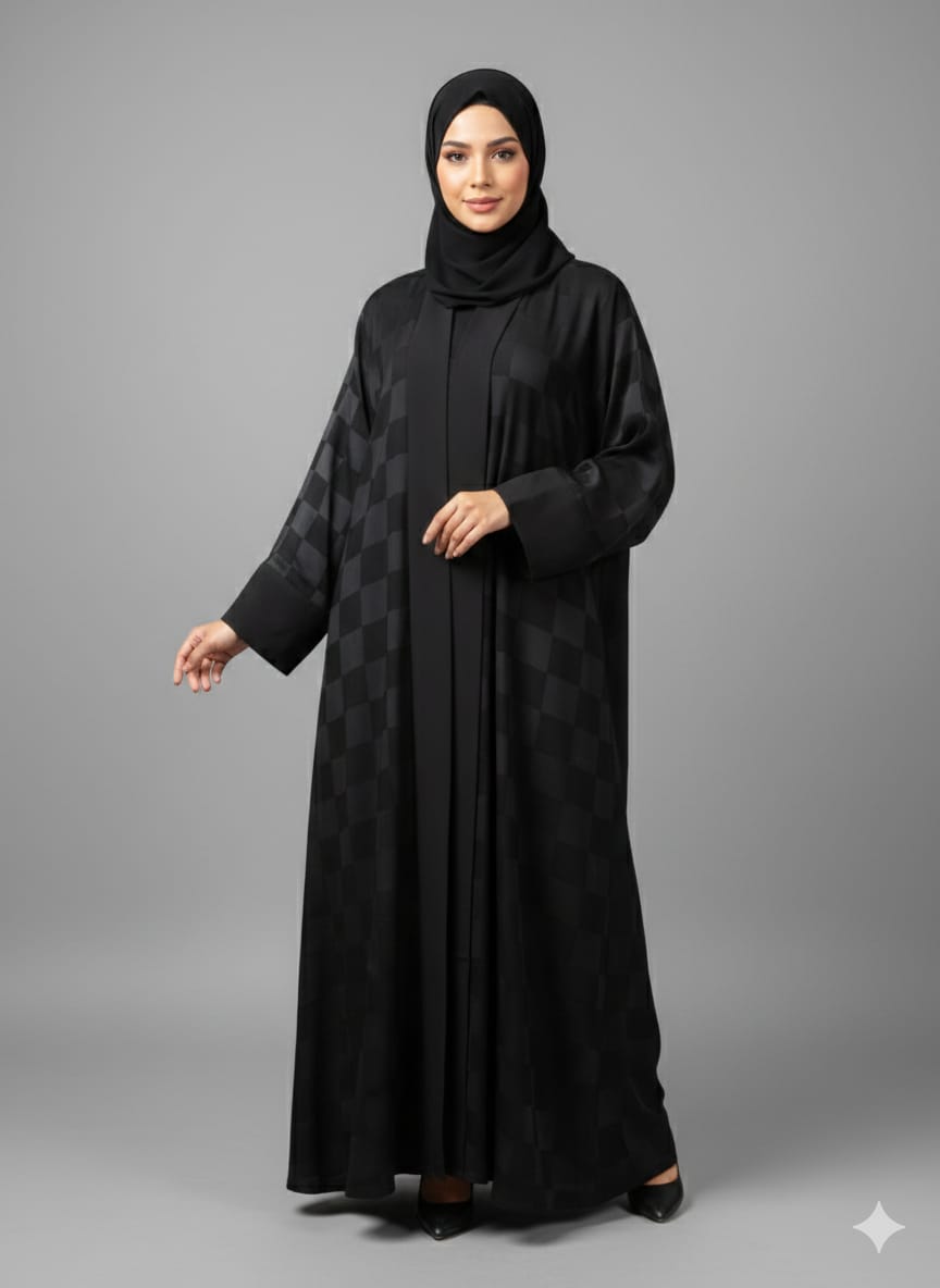 Imported Embossed Nida Abaya