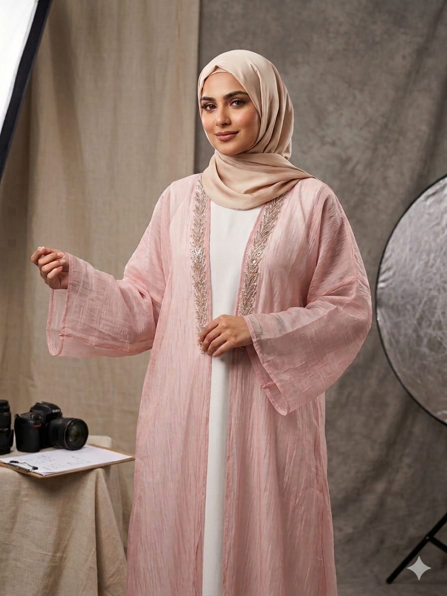 PREMIUM HANDWORK CHIFFON SHRUG