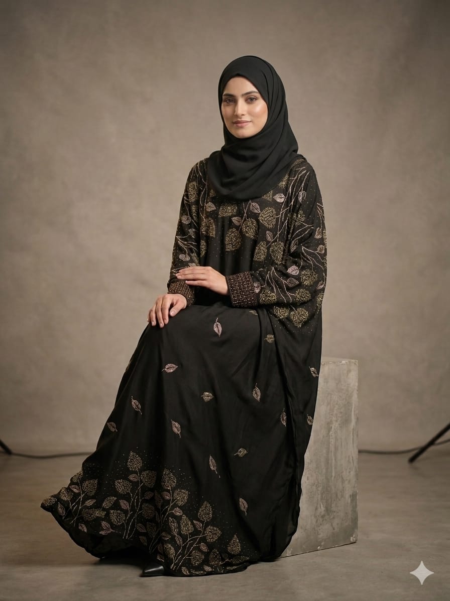 OMAN CRYSTAL KAFTAN ABAYA