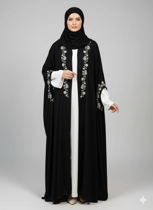Premium Tiktok Handwork Cape Abaya