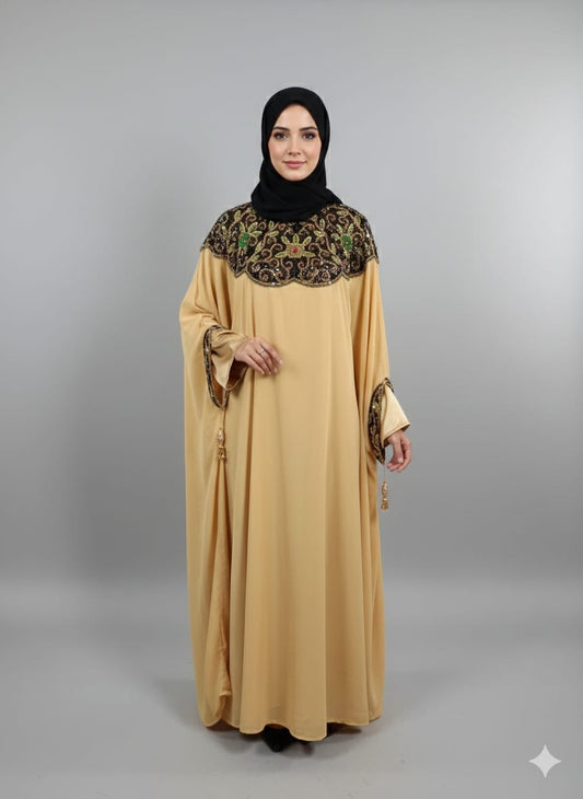 Premium Georgette Cape Shrug Bridal Abaya