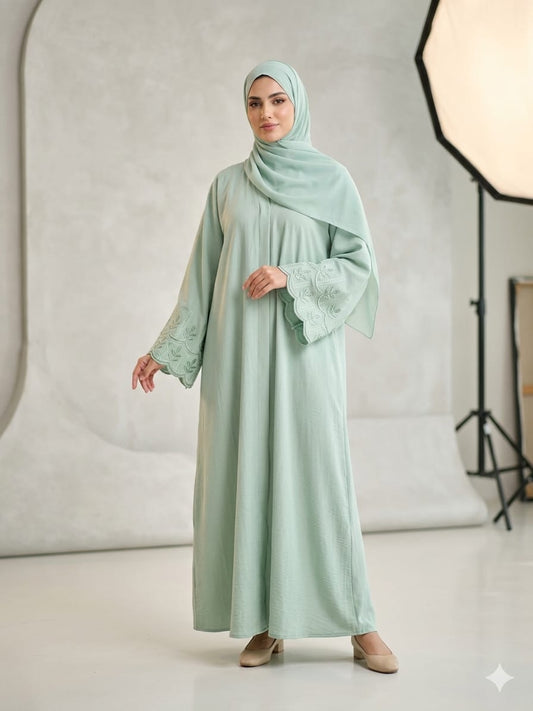 TIKTOK SLEEVE HANDWORK ABAYA