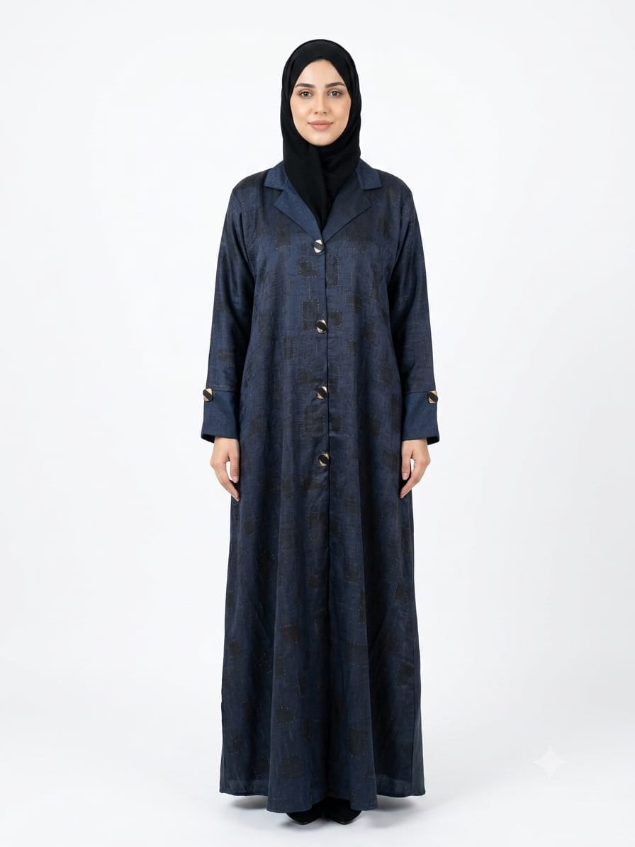 MARBLE PRINTED ABAYA
