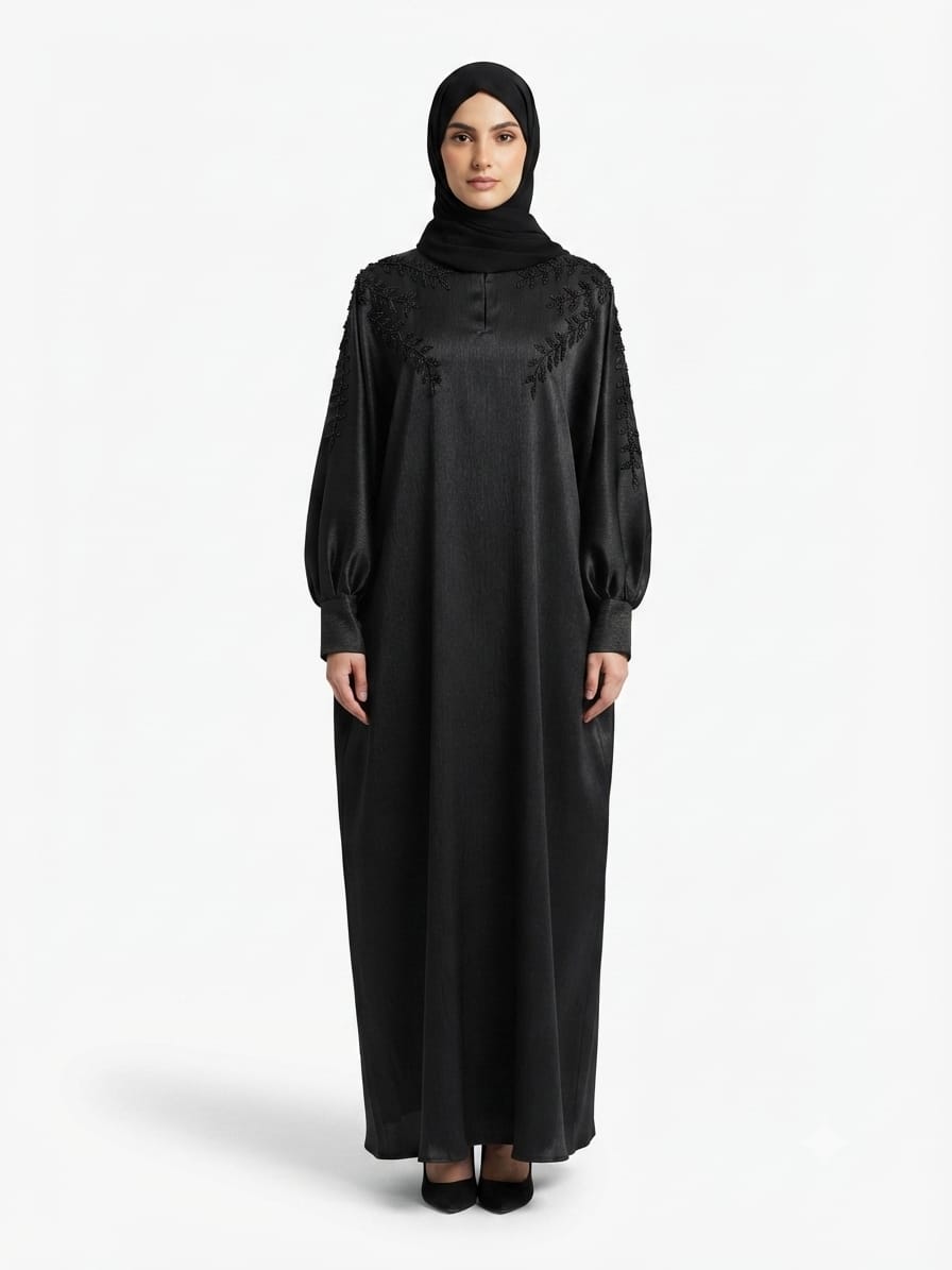 Shimmer Handwork Kaftan Abaya