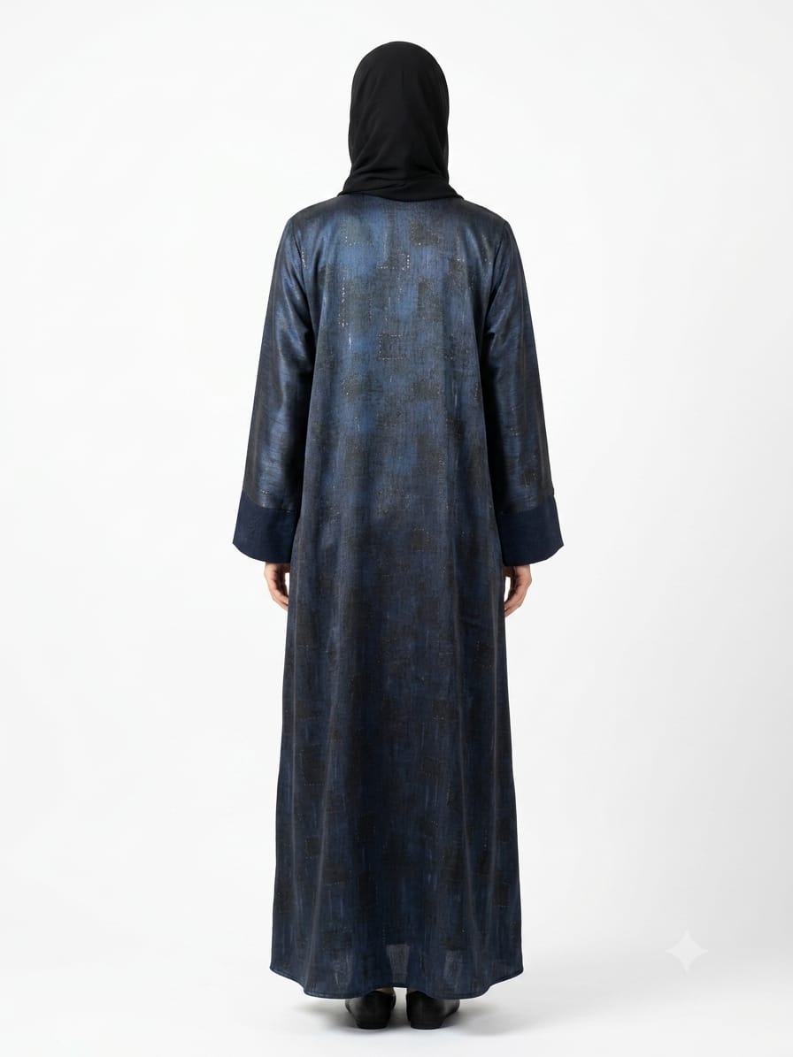 MARBLE PRINTED ABAYA