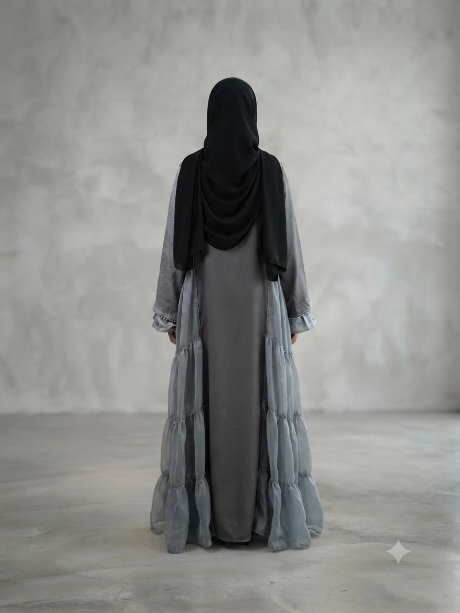 Marble Handwork Gown Abaya