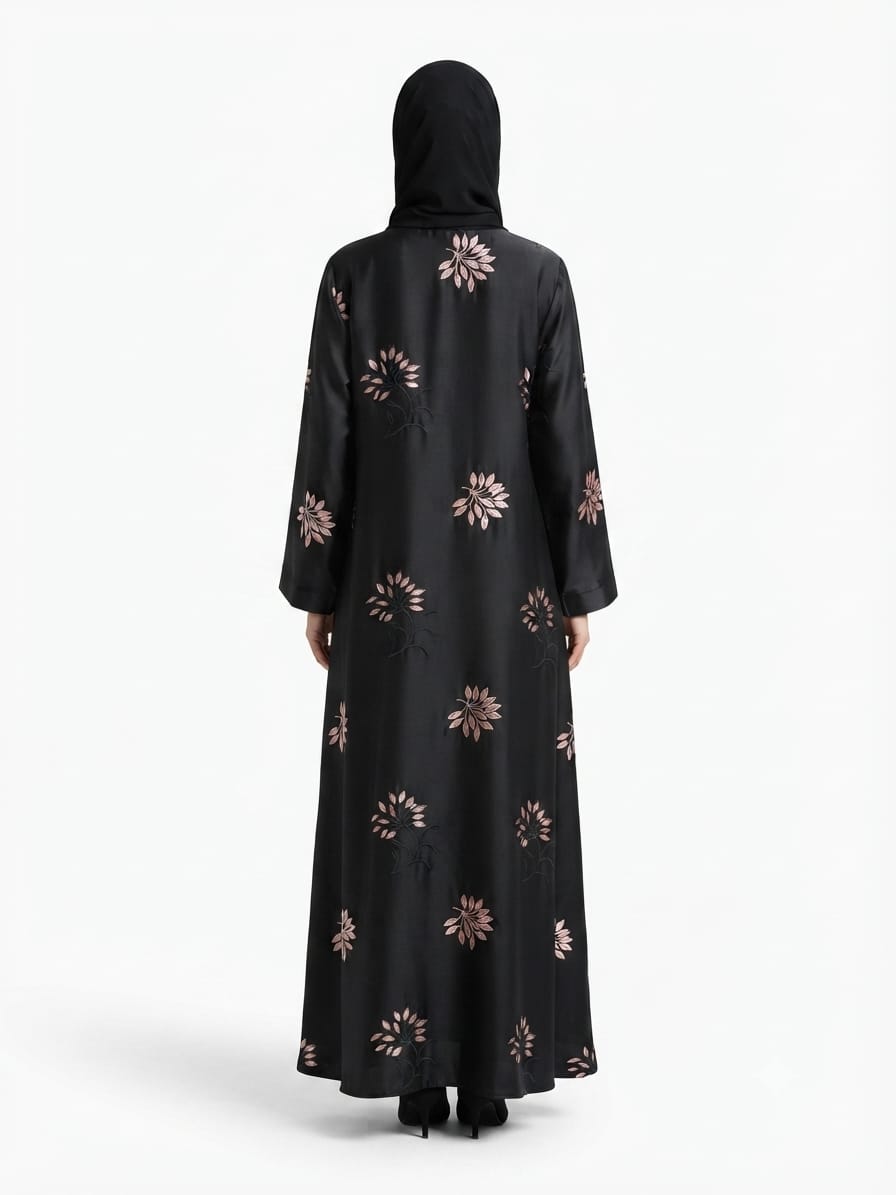 Embroidery A line Abaya